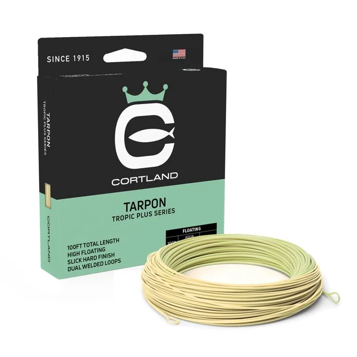 Fishing Line For Freshwater-Cortland Tarpon Taper Tropic Series Aqua Green