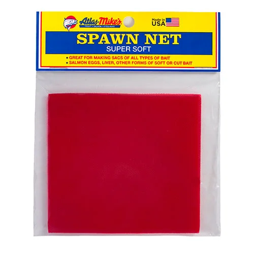 Best Fishing Line For Heavy Cover-Atlas Mike's Spawn Netting 3" x 3" Red Qty 60