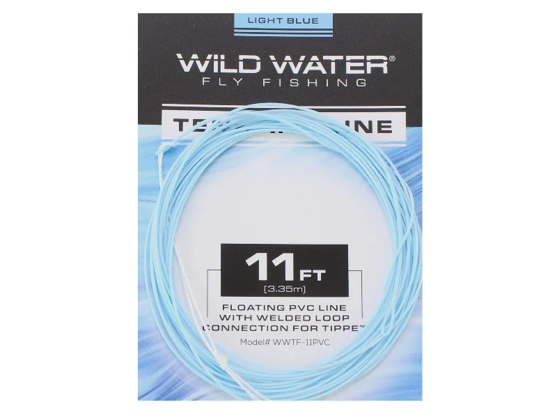 Fishing Line For Bluegill-Wild Water Fly Fishing 11ft Blue PVC Tenkara Line