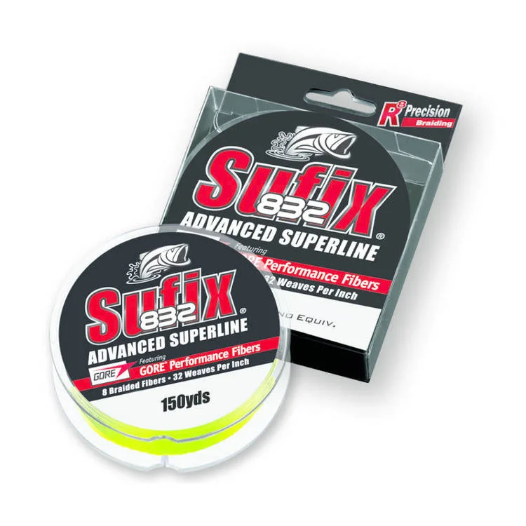 Best Fishing Line For Swimbaits-Sufix 832 Braid 150 Yds - Neon Lime