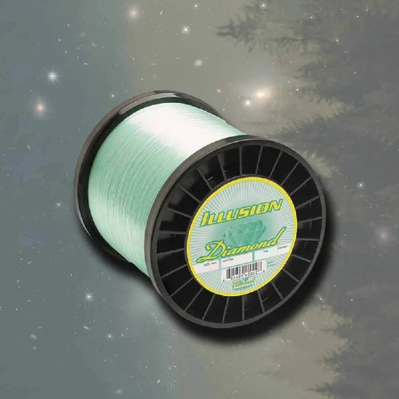 Fishing Line With High Knot Strength-Diamond Illusion Co-Polymer Monofilament Line - 1 lb. Spool - 16 lb. - 4050 yd. - Mystic Green