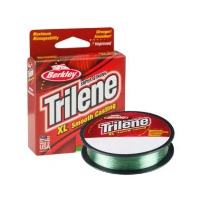 Fishing Line With Slow Sinking Speed-Berkley Trilene XL Monofilament 110yd | 100m Low-Vis Green Line 10lb-12lb