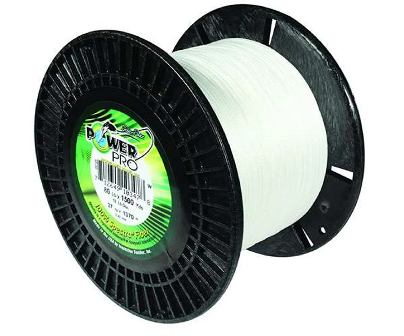 Fishing Line That Is Ultra Thin-PowerPro Braided Spectra Fiber Fishing Line White 3000 Yards