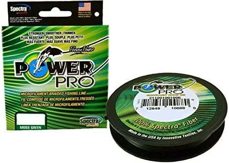 Fishing Line For Walleye-PowerPro Braided Spectra Fiber Line 300 yd Spools