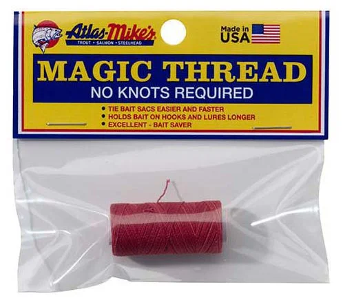 Fishing Line For Bluegill-Atlas Mike's Magic Thread Red 100 ft. 66016