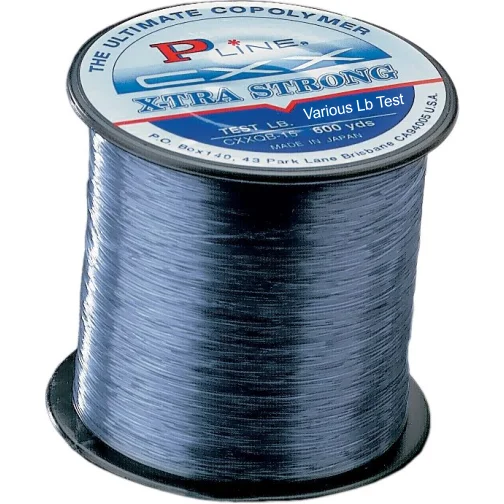 Best Fishing Line For Open Water-P-Line CXX Smoke Blue X-Tra Strong Fishing Line