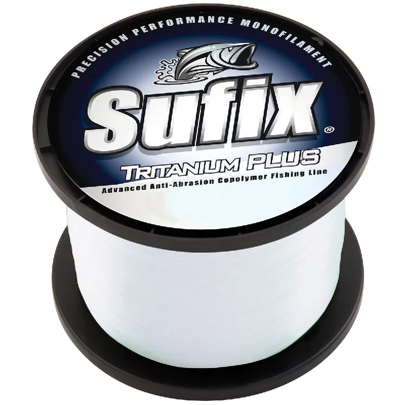 Best Fishing Line For Spinnerbaits-Sufix Tritanium Plus Clear Fishing Line - 10 lb Test / 1,495 yds.