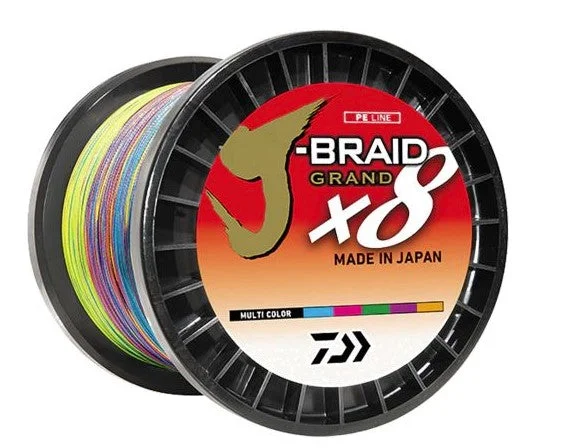 Fishing Line That Is Easy To Cast-Daiwa J-Braid x8 Grand 40lb. 3300Y-Multi Color