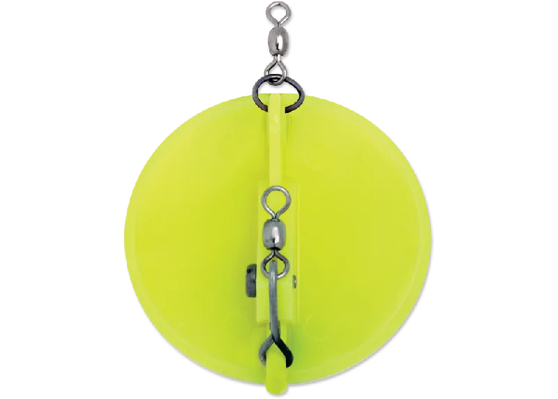 Fishing Line That Won’t Stretch-Luhr Jensen Dipsey Diver SZ 1 Chartreuse White Bottom