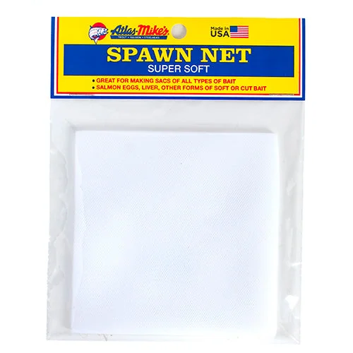 Best Fishing Line For Jigs-Atlas Mike's Spawn Netting 3"x 3" White Qty 60