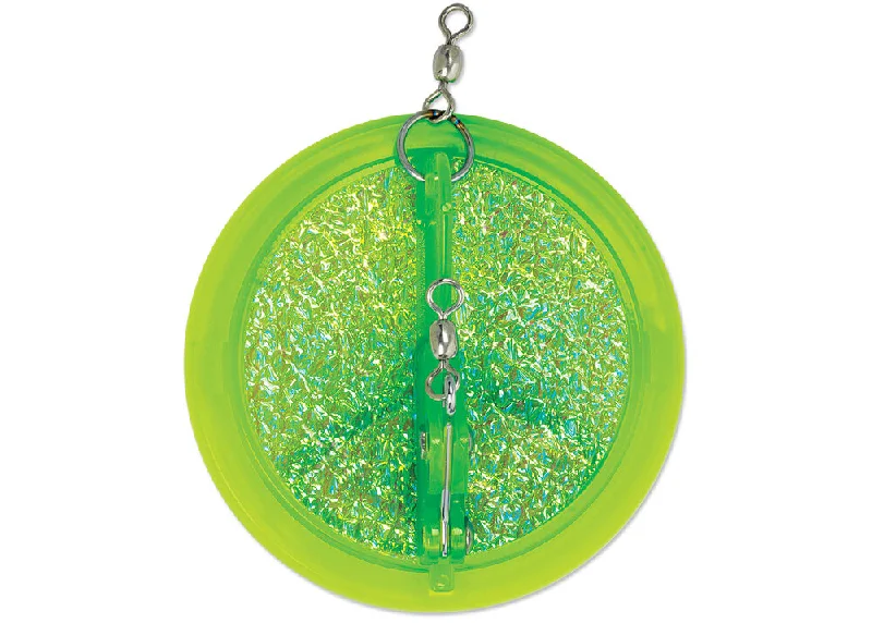 Fishing Line With High Knot Strength-Luhr Jensen Dipsey Diver SZ 1 Fish Candy Chartreuse UV