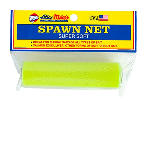 Best Fishing Line For Crankbaits-Atlas Mike's Spawn Netting 3"x 16" Roll Chartreuse