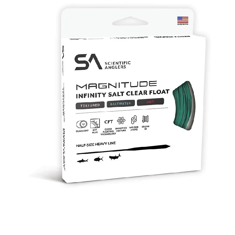 Best Fishing Line For Topwater Fishing-Magnitude Textured Infinity Salt - Full Clear