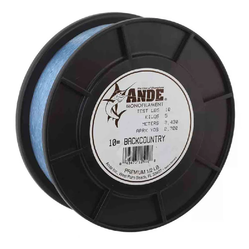 Fishing Line For Trolling-Ande 1/2lb Spool Premium Backcountry Monofilament Line