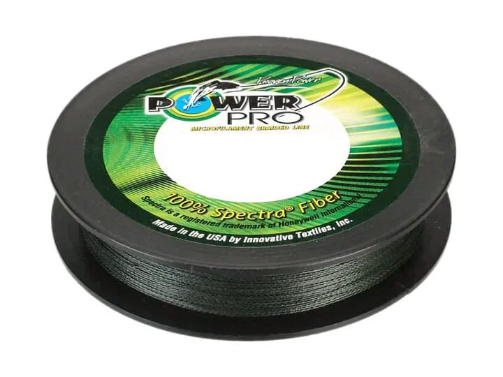 Best Fishing Line For Women-Power Pro Braided Line Moss Green