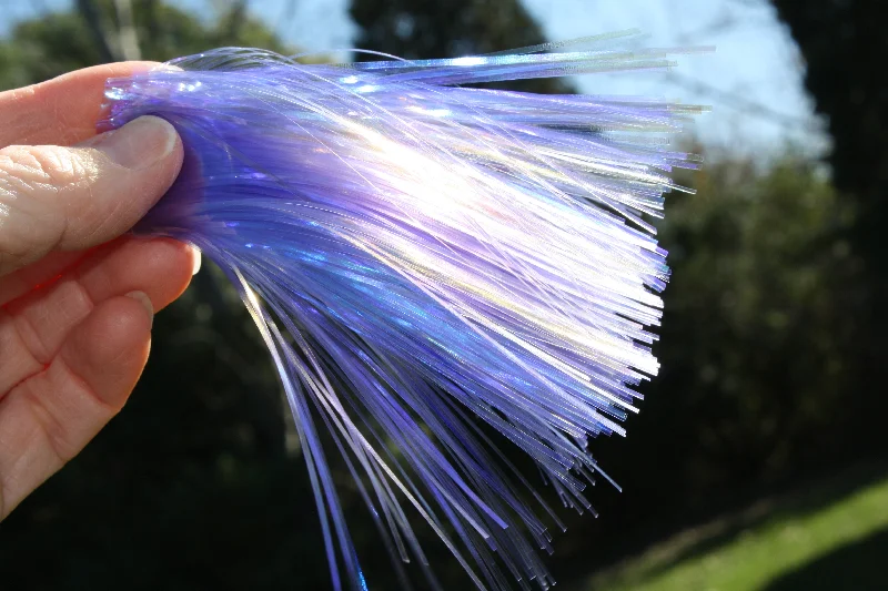 Fishing Line For Catfish-Purple Taco 4" Standard Cut Material Hyper UV Blue Bubble 086-4