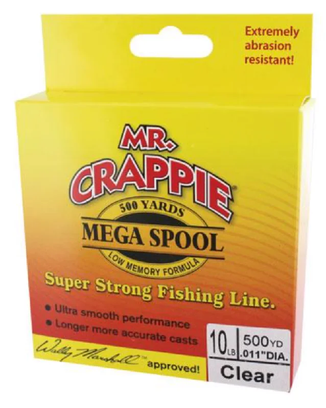 Fishing Line With Slow Sinking Speed-Mr Crappie Monofilament Fishing Line (500 yds)