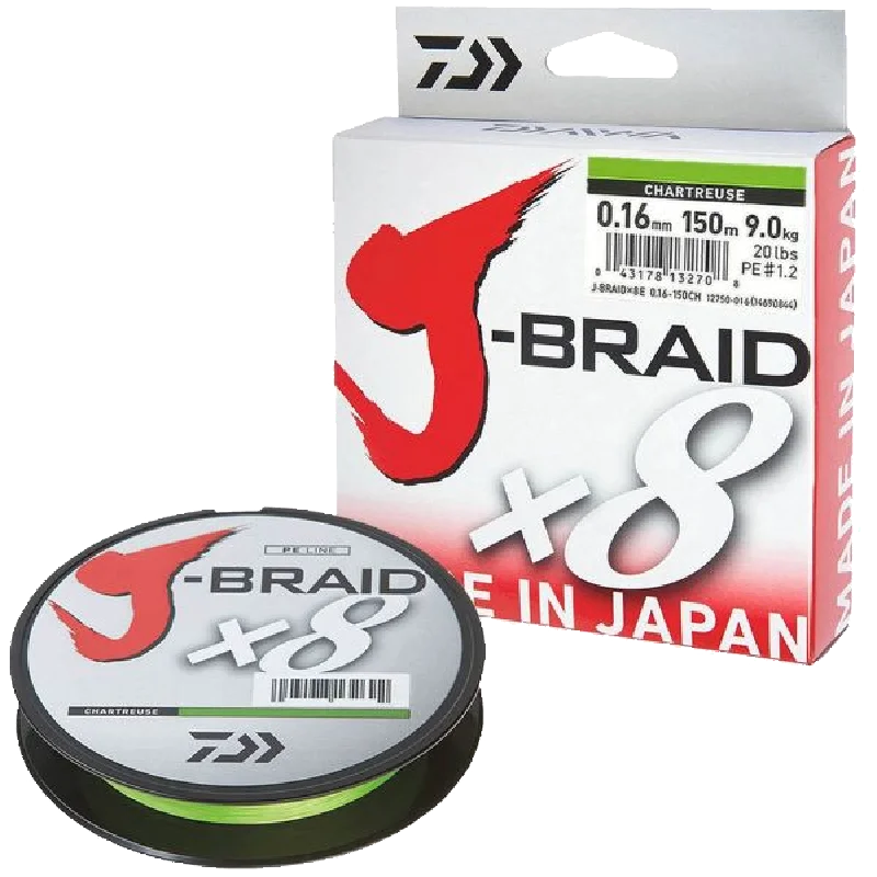 Best Fishing Line For Crankbaits-Daiwa J-Braid Braided Line 150 Yards.