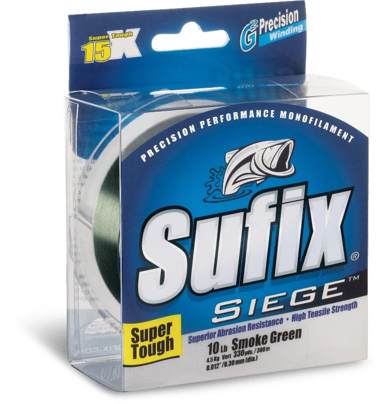 Best Fishing Line For Topwater Fishing-Sufix Siege Smoke Green Monofilament Line