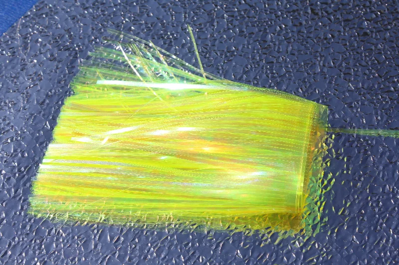 Fishing Line For Muskie-Purple Taco 4" Standard Cut Material Yellow Mirage085-4