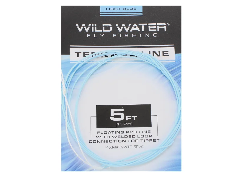 Cheap Fishing Line-Wild Water Fly Fishing 5ft Blue PVC Tenkara Line