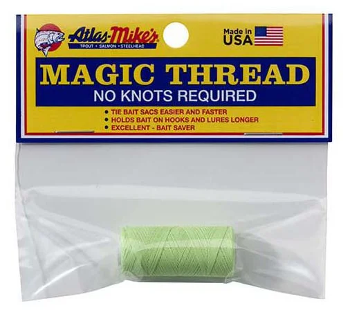 Fishing Line For Shark Fishing-Atlas Mike's Magic Thread Chartreuse 100 ft. 66017