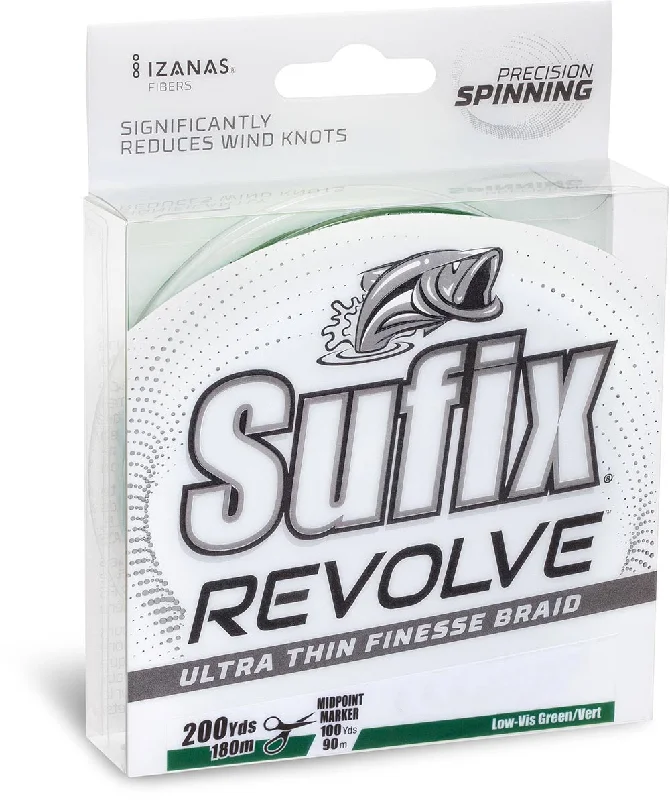 Fishing Line For Tilapia-Sufix Revolve Low-Vis Green Braid - 200 Yards