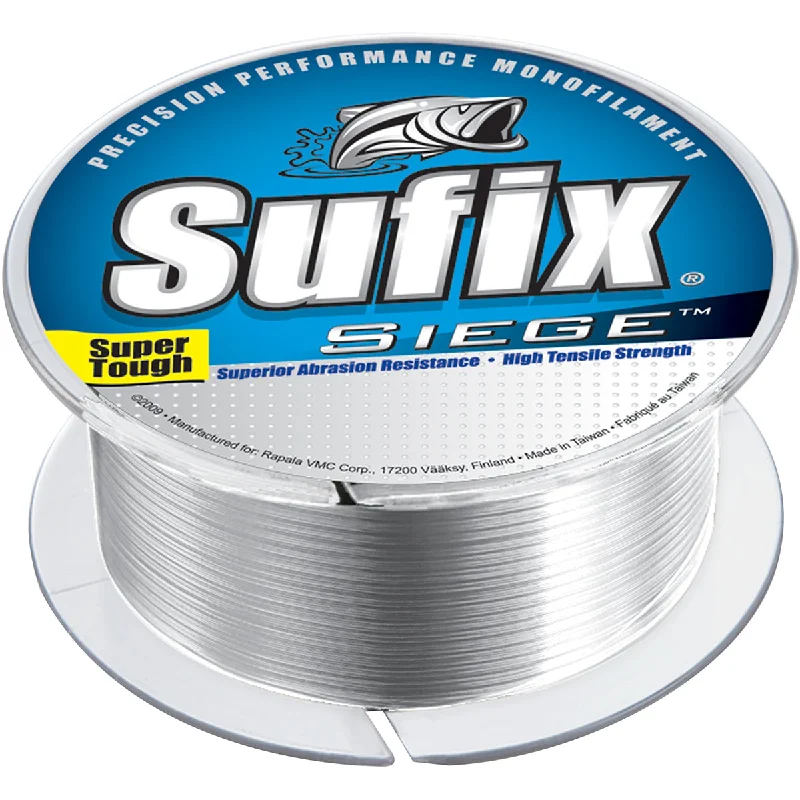 Best Fishing Line For Artificial Lures-Sufix Siege 330 Yard Monofilament Fishing Line - 4 lb. - Clear