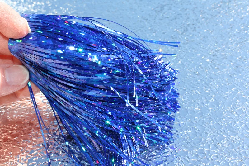 Fishing Line For Deep Sea Fishing-Purple Taco 4" Standard Cut Material Blue Holo 093-4