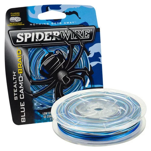 Best Fishing Line For Tournaments-Spiderwire Stealth Blue Camo Braid 200yds