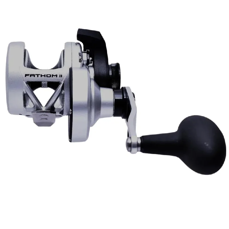 Baitcasting Fishing Reel-Penn Fathom II 10 Lever Drag Left Hand FTHII10XNLDLH