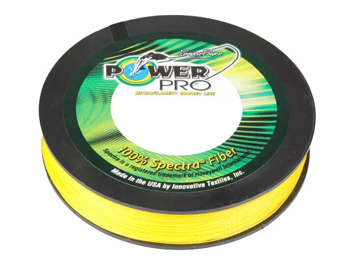 Best Fishing Line For Seniors-Power Pro Braided Line Hi-Vis Yellow