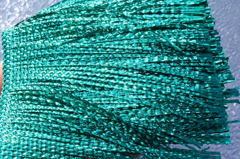 Tangle Free Fishing Line-Purple Taco 4" Standard Cut Material Teal Hi Flash 117-4