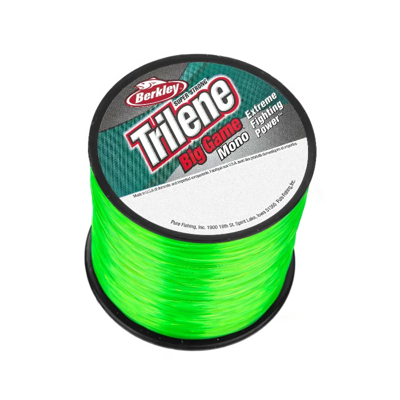 Best Fishing Line For Remote Locations-Berkley Trilene Big Game Line Solar Green