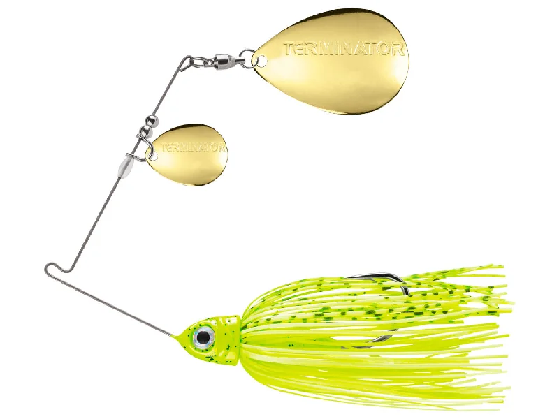 Dirty Chartreuse Shad Dbl Colorado Gld/Gld