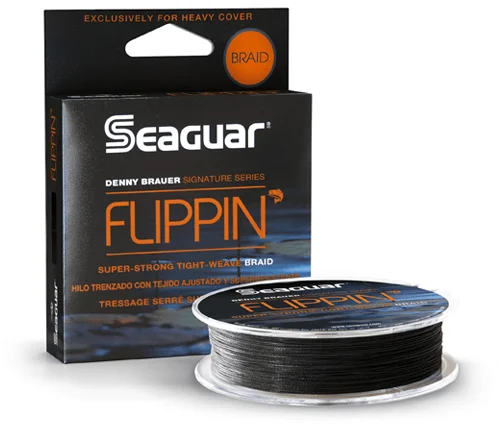 Fishing Line With Low Visibility-Seaguar Flippin' Braided Line - 100 yds