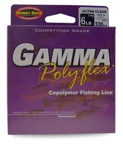 Fishing Line With High Knot Strength-Gamma Polyflex  Copolymer Fishing Line