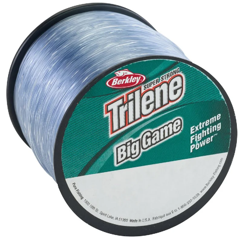 Best Fishing Line For Live Bait-Berkley Trilene Big Game Fishing Line Spool - 25 lb test, 595 yds - Steel Blue