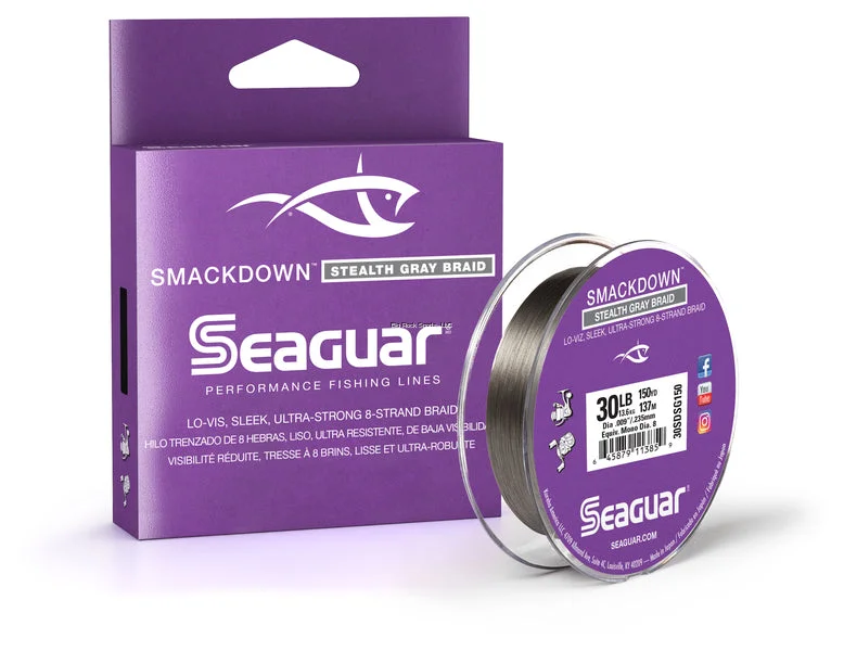 Best Fishing Line For Baitcasting Rods-Seaguar Smackdown Braided Line - 150 yds