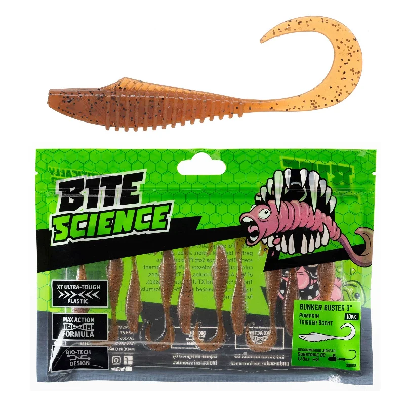 Tuna Fishing Lures-Bite Science Bunker Buster Soft Plastic Lures