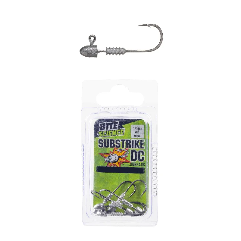 Muskie Fishing Lures-Bite Science Substrike DC Jigheads