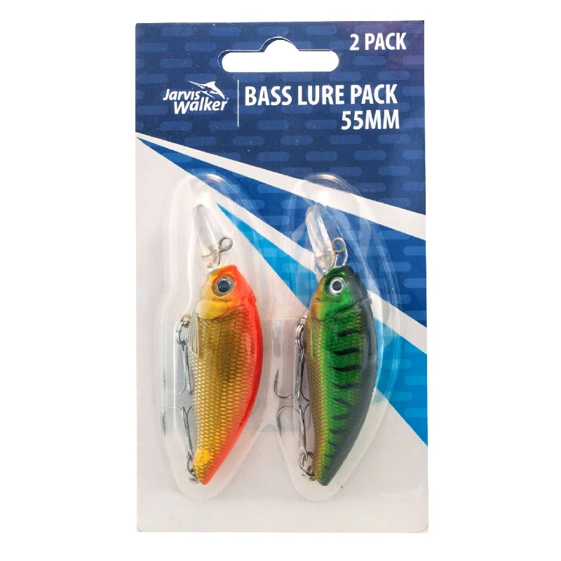 Natural Color Fishing Lures-Jarvis Walker Bass Lure Packs