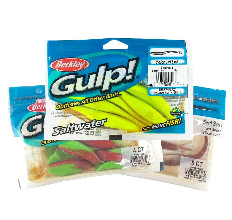 Best Fishing Lures For Surf Fishing-Berkley Gulp Snapper Soft Plastics Pack