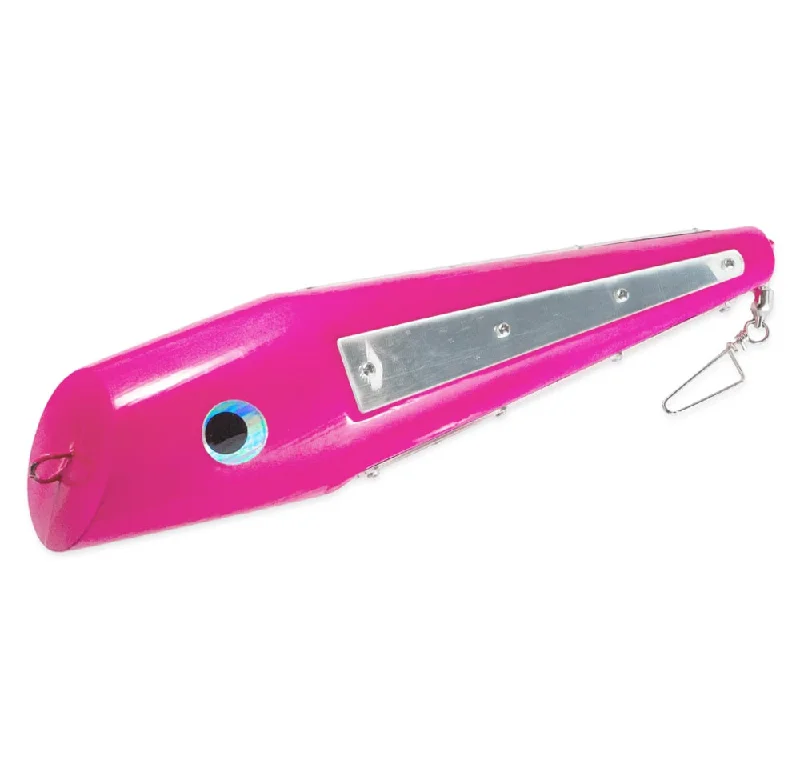 Slow Sinking Fishing Lures-Buku Bird 13" Flasher Teaser Pink