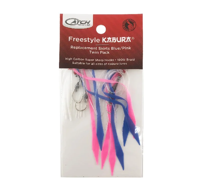 Squid Fishing Lures-Catch Freestyle Kabura Replacement Skirts 2 Pack