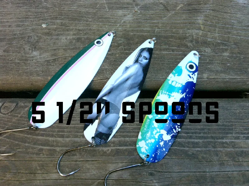 Best Fishing Lures For Texas Rig-Spoons 5 1/2"