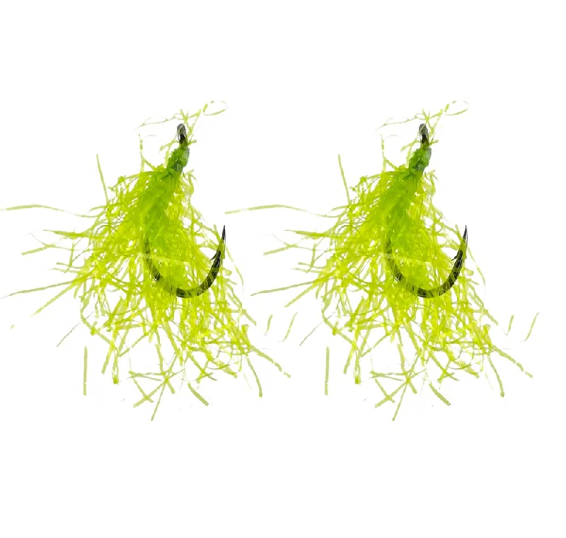 Grouper Fishing Lures-Fergo's Blackfish Weed Flies 2 Pack