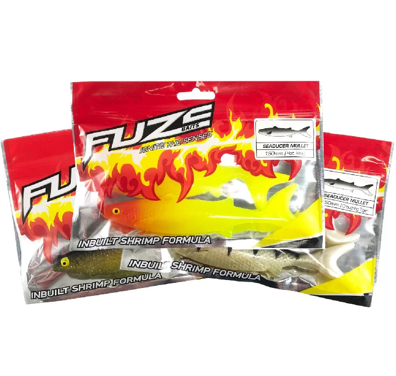 Best Fishing Lures For Texas Rig-Fuze Barramundi Soft Plastics Pack