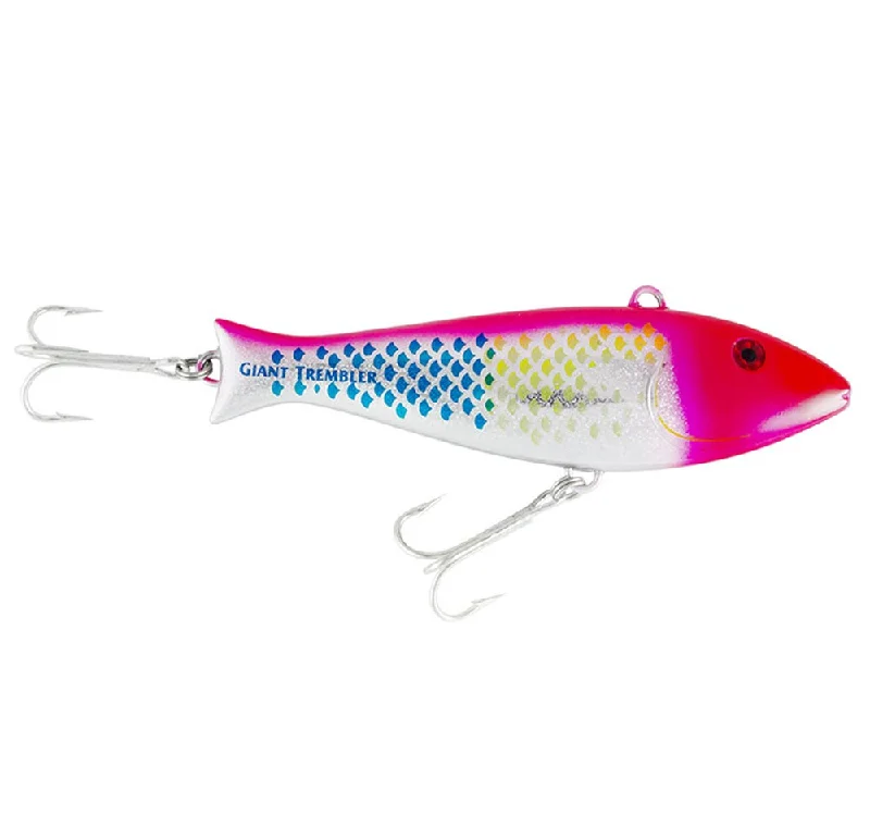 Rockfish Fishing Lures-Halco Giant Trembler Lure Col R21 Chrome Silver Multi