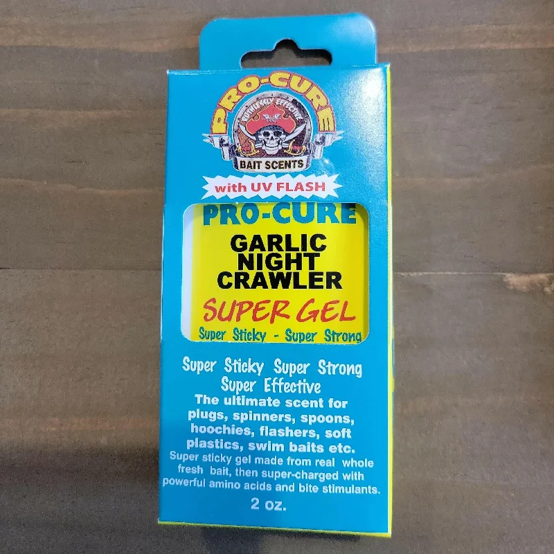 Redfish Fishing Lures-Pro-Cure Super Gel Garlic Nightcrawler scent 2oz